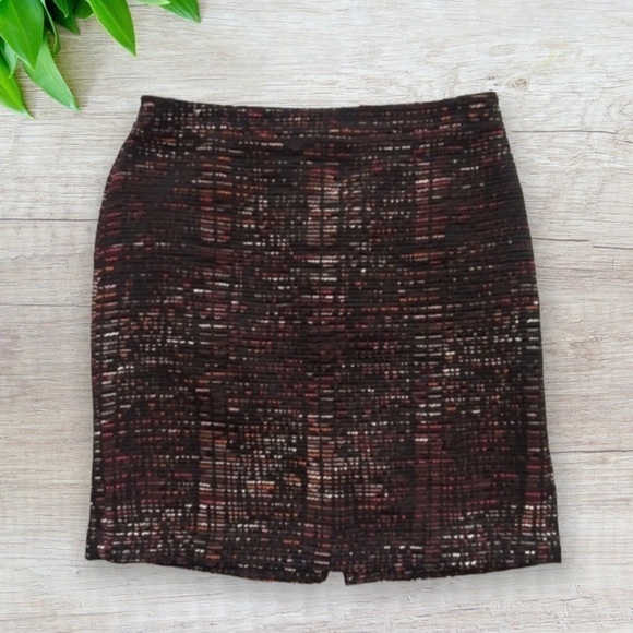 Loft textured multicolored tweed black pencil skirt *shop@iamwarrior - Picture 3 of 8
